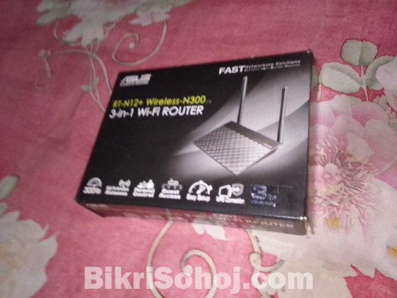 Asus router. RT-12+ wireless-N 300